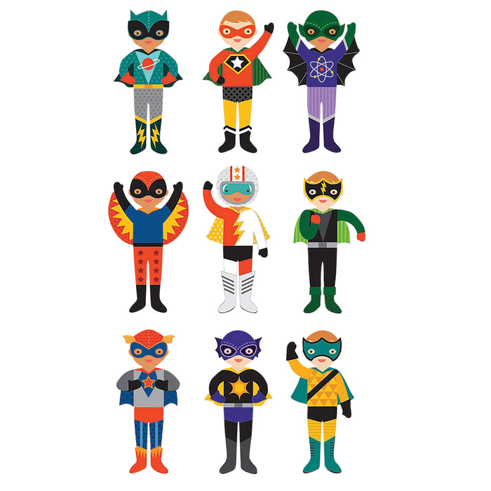Petit Collage - Superheroes Magnetic Dress Up
