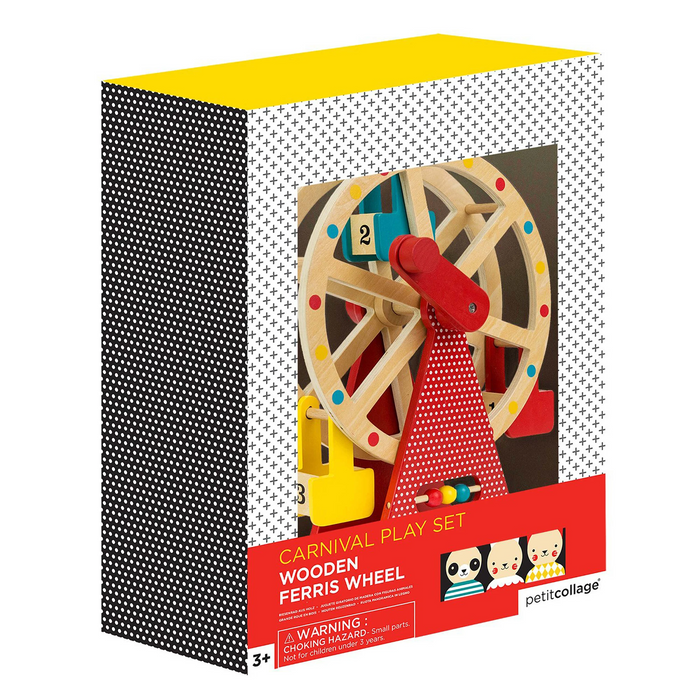Petit Collage - Wooden Ferris Wheel Carnival Play Set