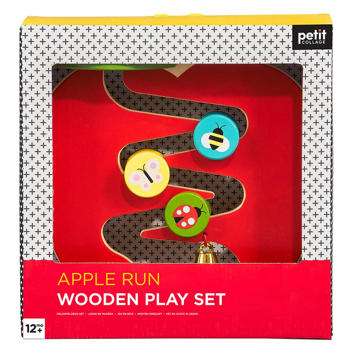 Petit Collage - Apple Run Wooden Play Set