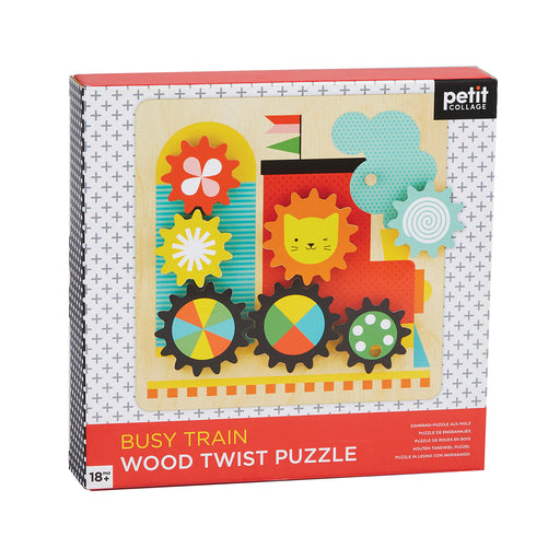 Wooden Twist Puzzle - Busy Train