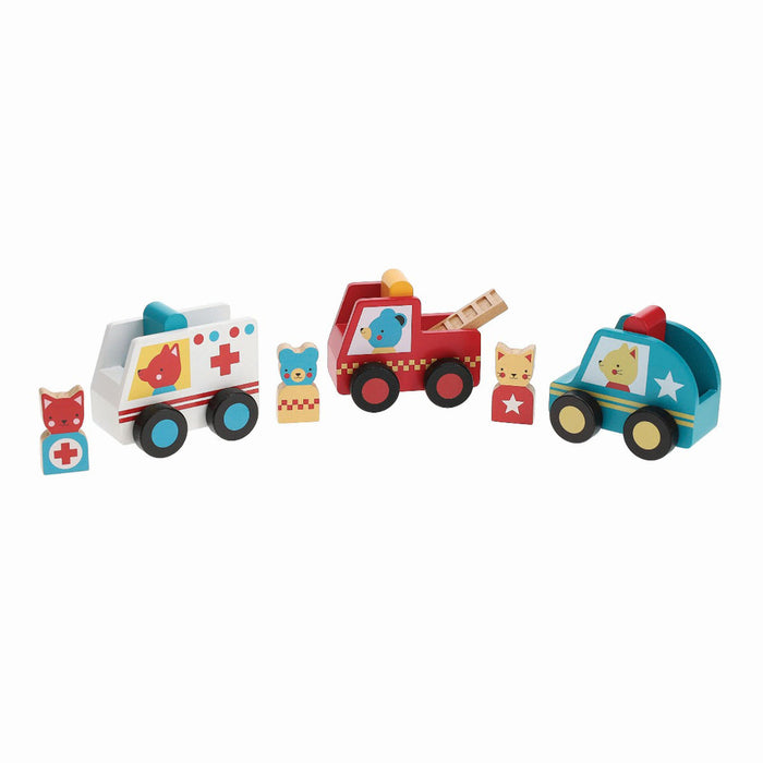 Rescue Pals Wooden Vehicles