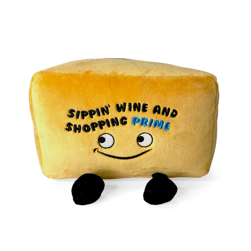 "Sippin' Wine and Shopping Prime!" Plush