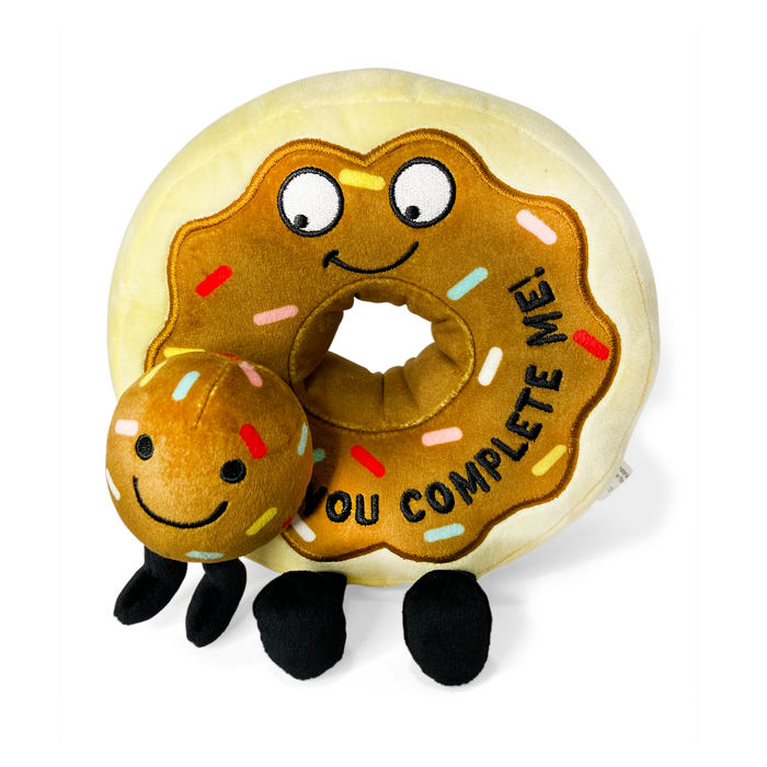 "You Complete Me!" Plush Donut