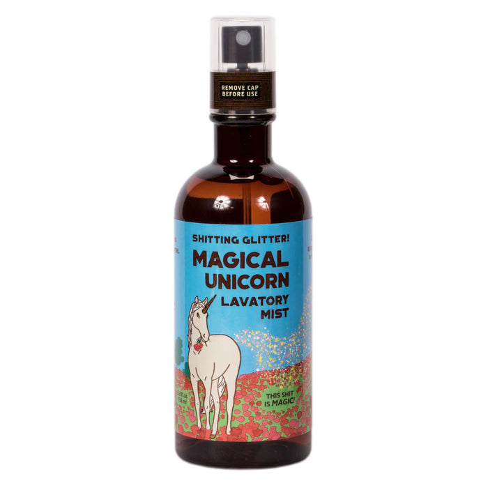 Blue Q - Sh*ting Glitter! Magical Unicorn Lavatory Mist | Cookie Jar - Home of the Coolest Gifts, Toys & Collectables