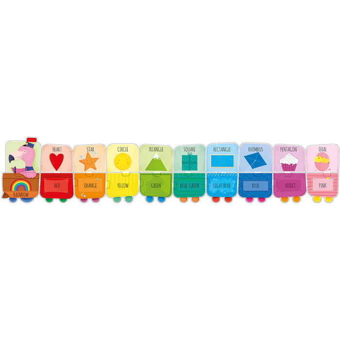 Sassi My First Shapes and Colours STEAM Puzzle and Book Set