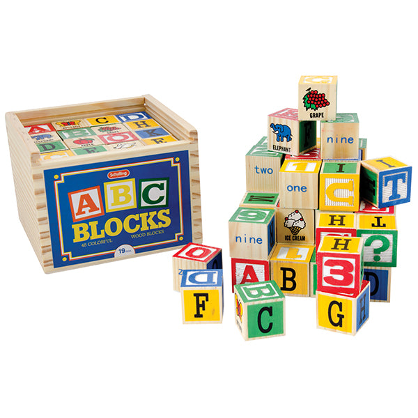 Schylling - Alphabet Wood Blocks | Cookie Jar - Home of the Coolest Gifts, Toys & Collectables