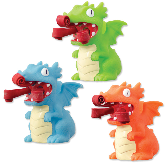 Schylling - Curly Pop Fire Breathing Dragons