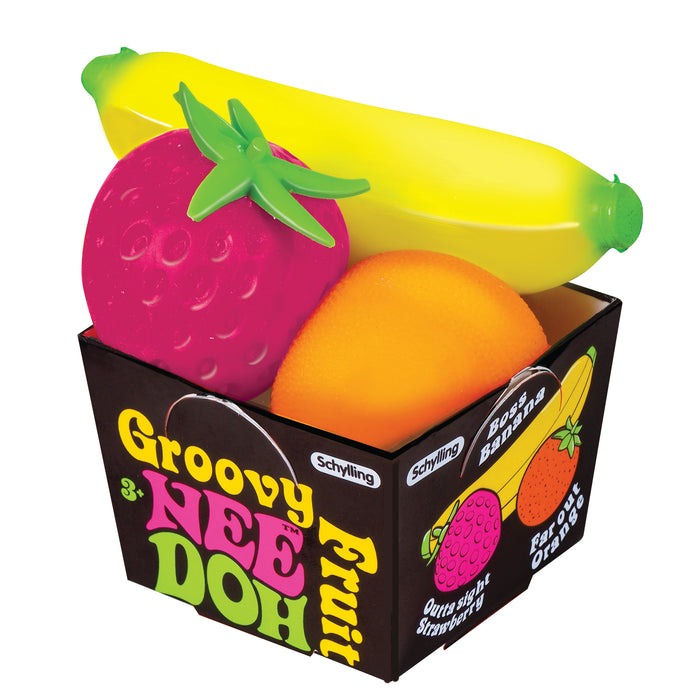 Schylling - Groovy Fruit Nee-Doh | Cookie Jar - Home of the Coolest Gifts, Toys & Collectables