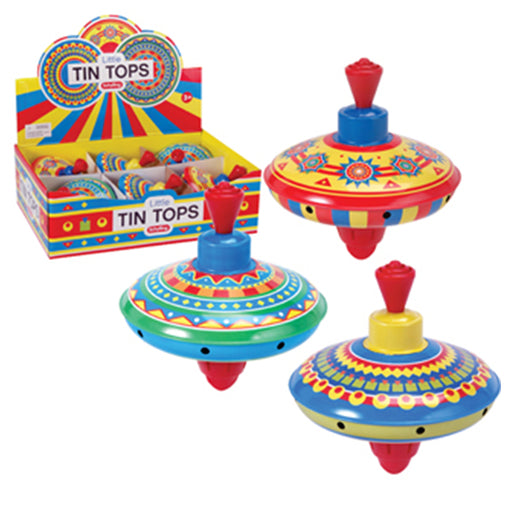 Schylling - Mini Tin Tops | Cookie Jar - Home of the Coolest Gifts, Toys & Collectables