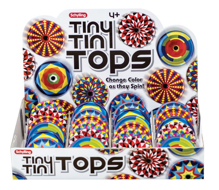 Schylling - Tiny Tin Tops | Cookie Jar - Home of the Coolest Gifts, Toys & Collectables