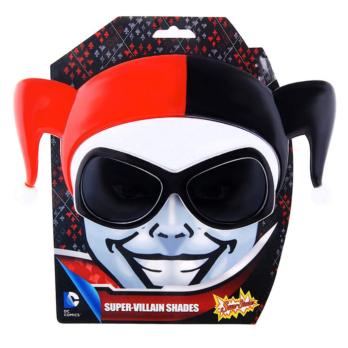 The Queen of Arkham: Harley Quinn Sun-Staches Novelty Sunglasses | Cookie Jar - Home of the Coolest Gifts, Toys & Collectables
