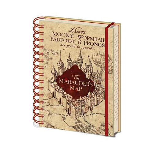 Harry Potter - Marauders Map A5 Notebook | Cookie Jar - Home of the Coolest Gifts, Toys & Collectables