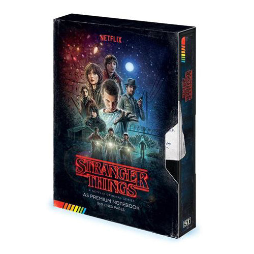 Stranger Things - VHS Premium A5 Notebook | Cookie Jar - Home of the Coolest Gifts, Toys & Collectables