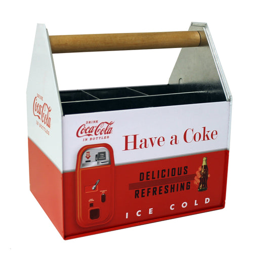 Coke Galvanized Napkin and Utensils Holder | Cookie Jar - Home of the Coolest Gifts, Toys & Collectables