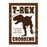 T-Rex Crossing Tin Sign | Cookie Jar - Home of the Coolest Gifts, Toys & Collectables