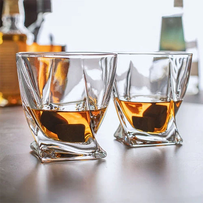 Twisted Whiskey Glass Set