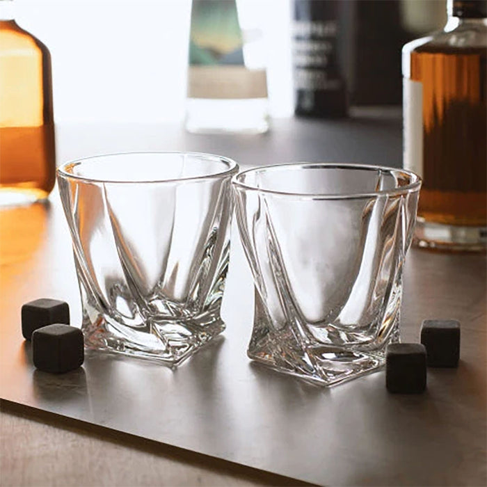Twisted Whiskey Glass Set