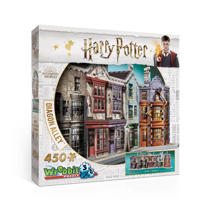 3D Harry Potter Diagon Alley 450pc Puzzle | Cookie Jar - Home of the Coolest Gifts, Toys & Collectables