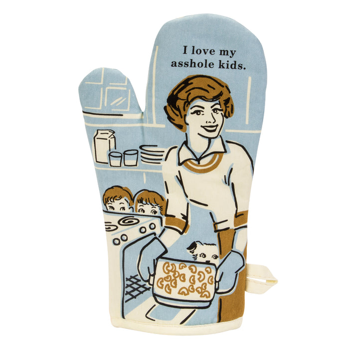 Blue Q - I Love My Asshole Kids Oven Mitt | Cookie Jar - Home of the Coolest Gifts, Toys & Collectables
