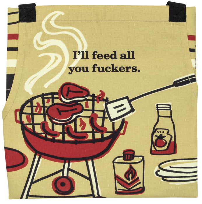 Blue Q - Feed You F*ckers Cooking Apron