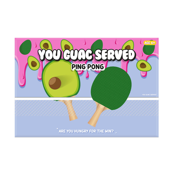 You Guac Served Ping Pong Set